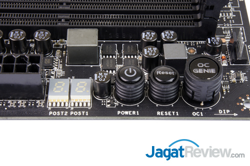 Review Motherboard MSI Z87M Gaming: Feature Gaming Lengkap dengan Ukuran Ringkas 8 msi z87m gaming onboard button & debug led