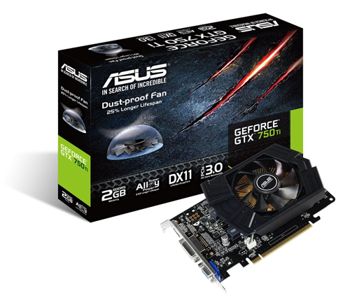 Parade VGA NVIDIA GeForce GTX 750 Ti 2 ASUS GTX 750 Ti 1020 1085 5400