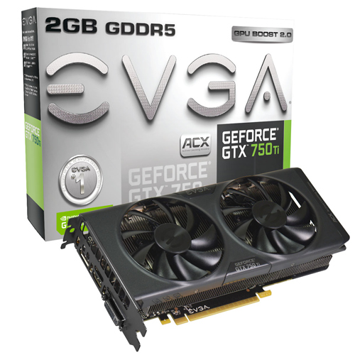 Parade VGA NVIDIA GeForce GTX 750 Ti 6 EVGA GTX 750 Ti with ACX Cooling 1059 1137 5400