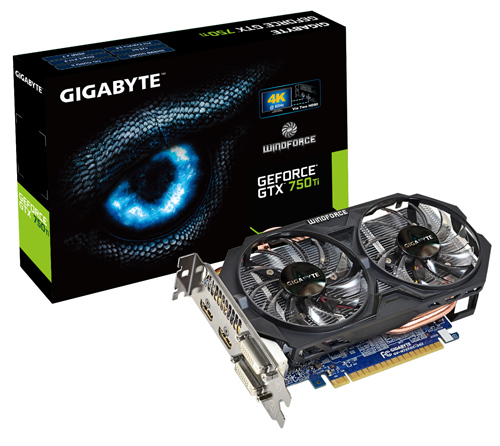 Parade VGA NVIDIA GeForce GTX 750 Ti 3 GIGABYTE GTX 750 Ti OC 1033 1111 5400