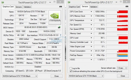 Preview Gigabyte NVIDIA GeForce GTX TITAN Black 6 GTXTITANBLACK_GPUzs
