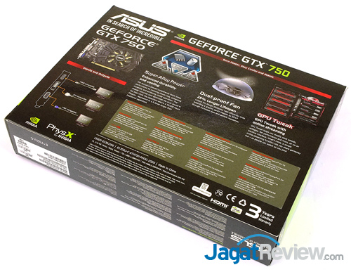 Review ASUS GeForce GTX 750 OC: Maxwell Murah dengan Performa Extra 13 asus gtx 750 oc 1gb back box