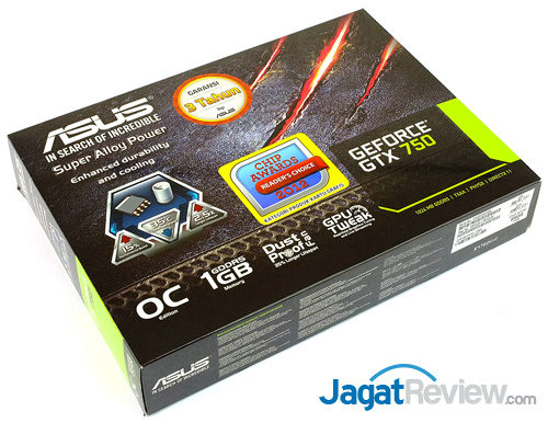 Review ASUS GeForce GTX 750 OC: Maxwell Murah dengan Performa Extra 12 asus gtx 750 oc 1gb front box