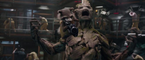 Trailer Perdana Guardians of The Galaxy Telah Hadir! 6 Vin Diesel sebagai pengisi suara sekaligus motion aktor Root, serta Bradley Cooper sebagai pengisi suara dari Rocket