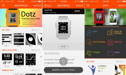 Pebble Rilis Toko Aplikasi di iOS 2 Pebble Appstore