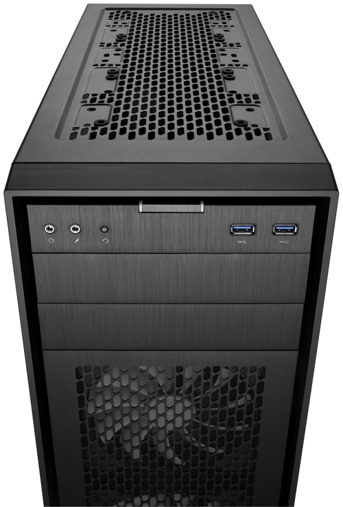 Corsair Rilis Casing Mid-Tower Obisidian 450D 6 450D_partial_top_view_of_case