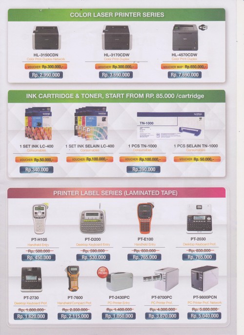 Mega Bazaar Consumer Show 2014: Promo Murah Ragam Aksesoris Komputer 3 BROTHER03