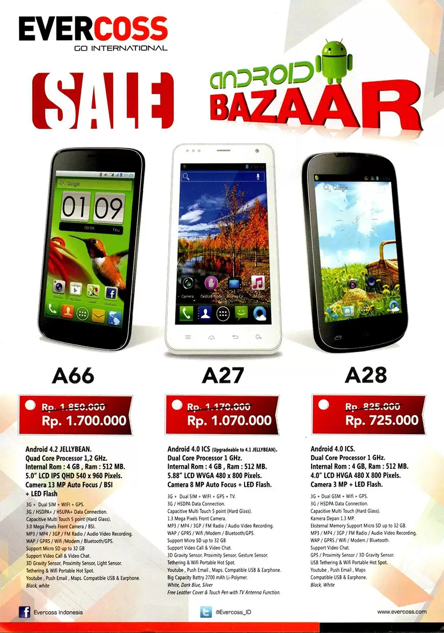 Mega Bazaar Consumer Show 2014: Promo Murah Smartphone & Tablet 16 EVERCOSS 01