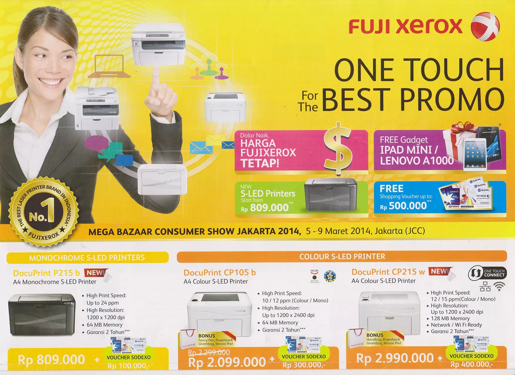 Mega Bazaar Consumer Show 2014: Promo Murah Ragam Aksesoris Komputer 23 FUJIZEROX01