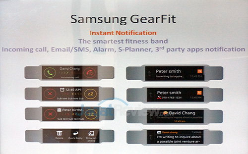 Lebih Dekat dengan Samsung Galaxy S5 3 Galaxy Gear Fit Capabilities