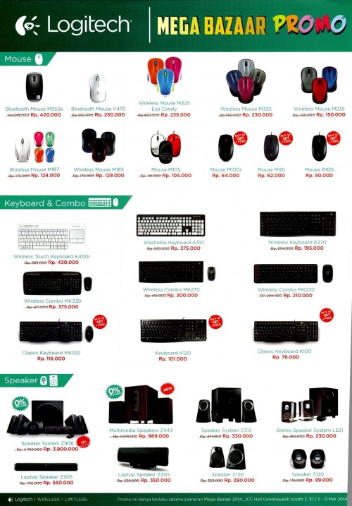 Mega Bazaar Consumer Show 2014: Promo Murah Ragam Aksesoris Komputer 13 LOGITECH_02