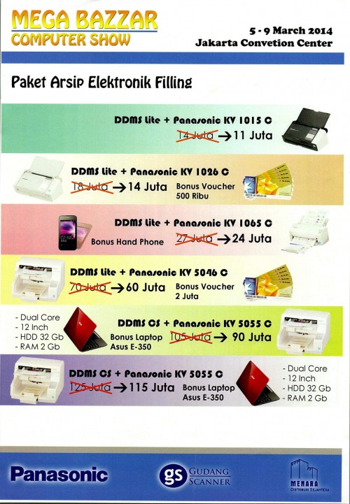 Mega Bazaar Consumer Show 2014: Promo Murah Ragam Aksesoris Komputer 11 PANASONIC_01