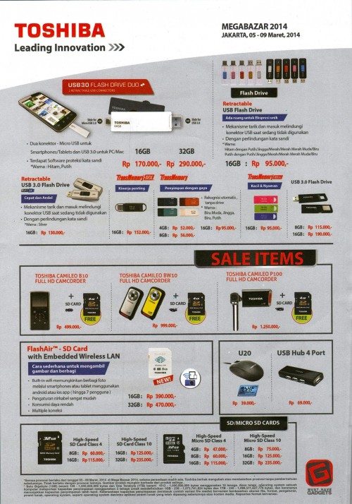 Mega Bazaar Consumer Show 2014: Promo Murah Ragam Aksesoris Komputer 4 TOSHIBA_02