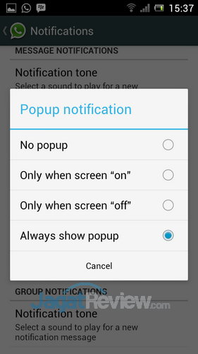 Tips WhatsApp: Memunculkan Notifikasi Pop-up di Android 7 Tips WA _ Notifikasi PopUp 06