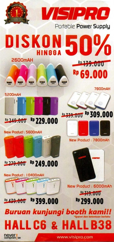 Mega Bazaar Consumer Show 2014: Promo Murah Ragam Aksesoris Komputer 11 VISIPRO_01