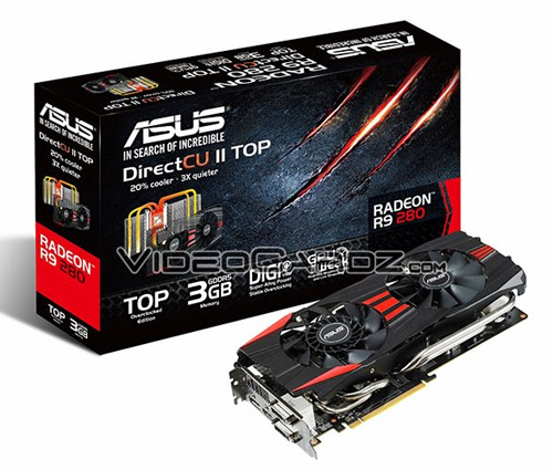 AMD Radeon R9 280 (non-X) dari ASUS, XFX, dan Sapphire Unjuk Diri 1 asus radeon r9 280 directcu ii top