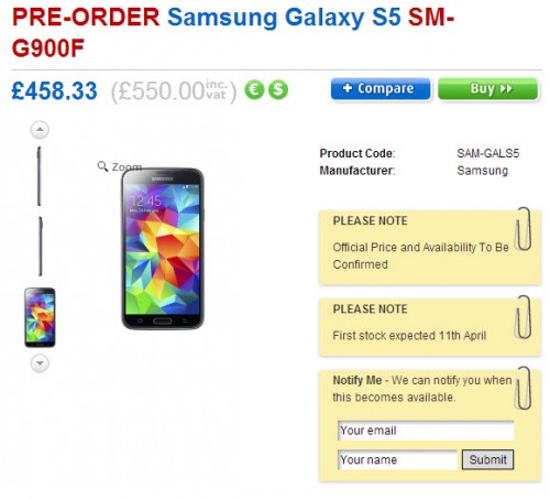Semahal Inikah Pre-Order Galaxy S5? 1 galaxy 6