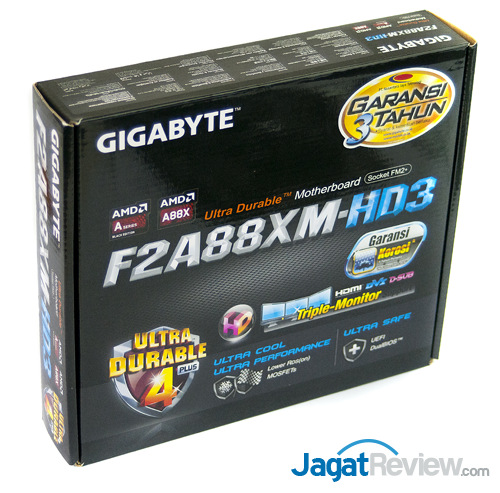 Review Gigabyte F2A88XM-HD3: Murah & Lengkap dengan Bodi Ringkas 1 gigabyte f2a88xm-hd3 Box_Depan