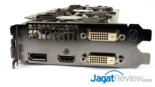Review Gigabyte R9 290X Windforce 3X OC: Nikmati Performa Hawaii dengan Suhu Lebih Dingin 8 gigabyte r9 290x winforce 3x oc display connector