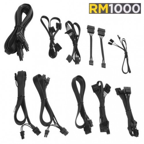 Hands-On Review Power Supply 1000 Watt Corsair RM Series: RM1000 6 rm1000_accessories_eds