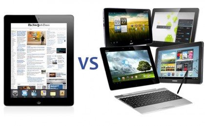 Tablet Android Berhasil Kalahkan iPad 8 the new ipad vs android tablets