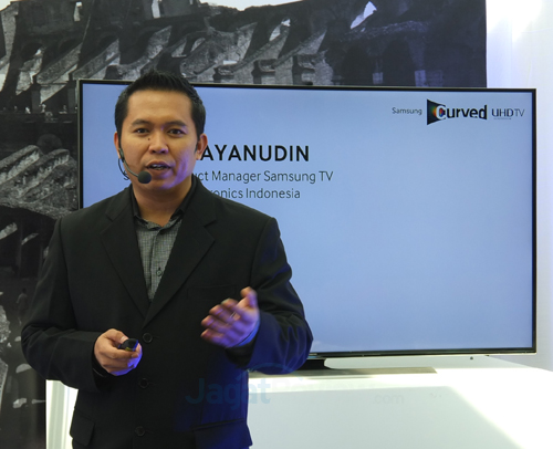 Samsung Resmi Luncurkan UHD 4K TV Berdesain Lengkung di Indonesia 8 Ubay Bayanudin, Senior Product Manager Samsung TV of Samsung Electronics Indonesia