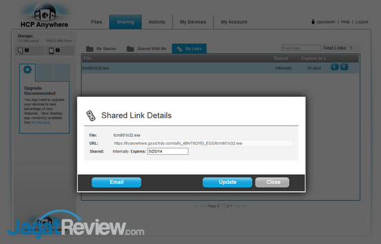 Hands-On HCP Anywhere: Cloud Storage & File Sharing dari Hitachi 8 HCP Anywhere - File Sharing