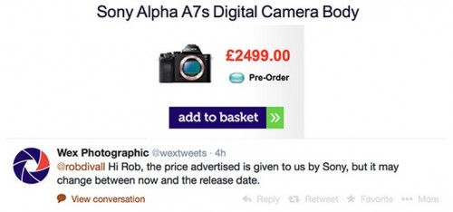Bocoran Harga Kamera SONY A7S Akan Dihargai 48 Juta Rupiah 2 Harga A7s
