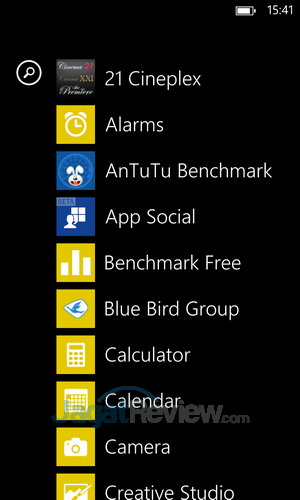 Review Nokia Lumia 1020: Windows Phone 8 dengan Kamera Terbaik 6 Nokia Lumia 1020 - Menu Screen