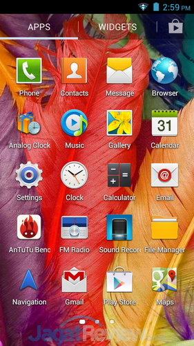 Review Wearnes ZeusPhone ZP-531: Smartphone Android Dua Jutaan Berlayar Besar 13 WEarnes Home (6)