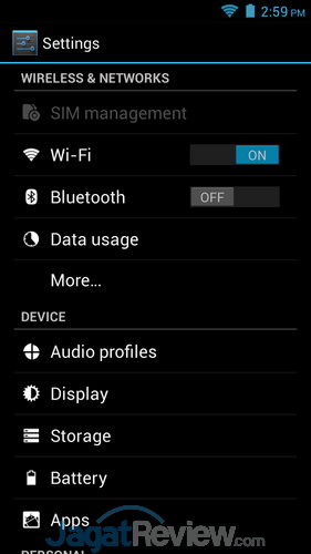 Review Wearnes ZeusPhone ZP-531: Smartphone Android Dua Jutaan Berlayar Besar 18 Wearnes ss settings (2)
