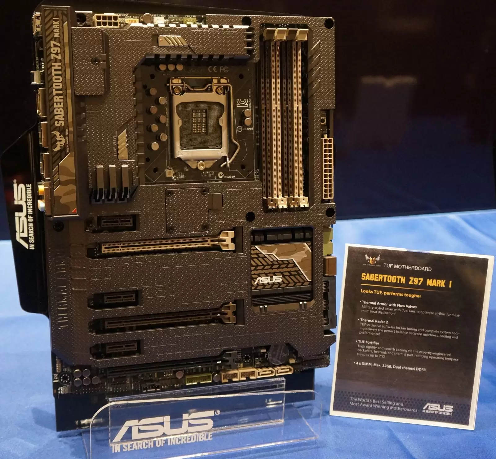 Preview Singkat Motherboard ASUS TUF Sabertooth Z97 Mark I 13 Z97Sabertooth HD