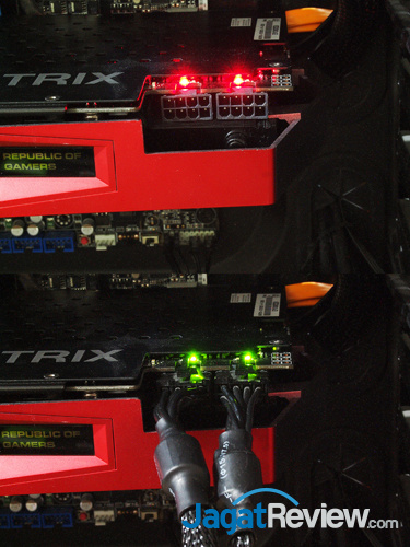 Review ASUS ROG MATRIX GTX 780 Ti Platinum Edition: Kombinasi VGA Gaming & Overclocking 5 asus rog matrix gtx 780 ti platinum edition power connector led