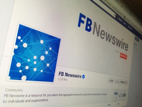 Facebook Tantang Twitter dengan FB Newswire 1 facebook