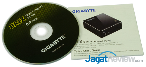 gigabyte brix bxi3h-4010 manual book & disc