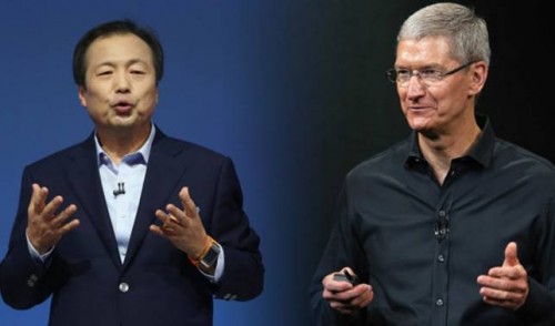 JK Shin dan Tim Cook