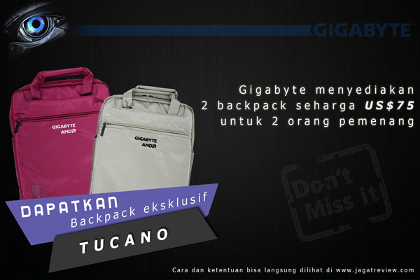 Pengumuman Pemenang Jagat Review Computex 2014 Kuis bersama Gigabyte! 18 Backpack Tucano