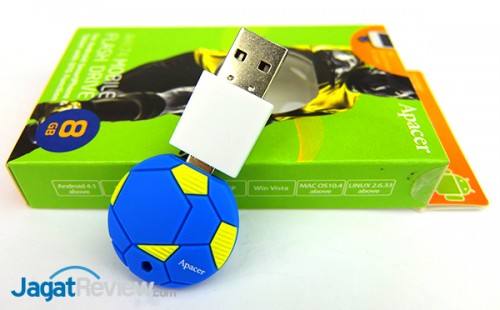 Review Apacer AH174 Mobile Flash Drive: USB OTG dengan Desain Bertema Bola 1 DSCF8970