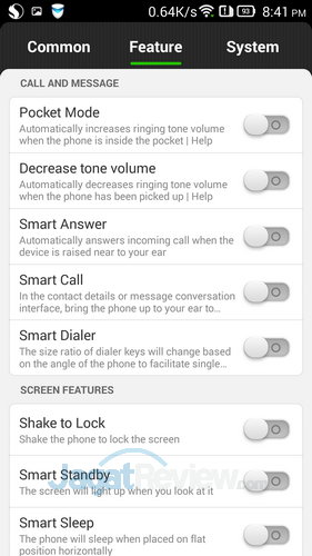 Review Lenovo Vibe Z: Smartphone Android Kencang dengan Kamera Andal 6 Lenovo Vibe Z - Feature Setting
