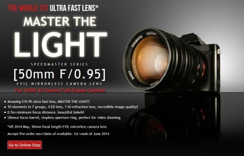 Mitakon Rilis Lensa 50mm F/0,95 untuk Sistem Kamera Sony A7 1 Mitakon 50mm A7