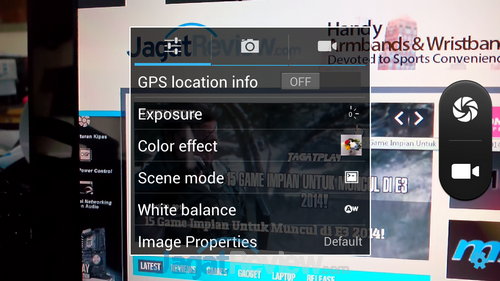 Review Smartphone Android Acer Liquid E3: Sang Penerus dengan Layar 720p dan Kamera 13MP 3 SS Kamera Liquid E3 (2)