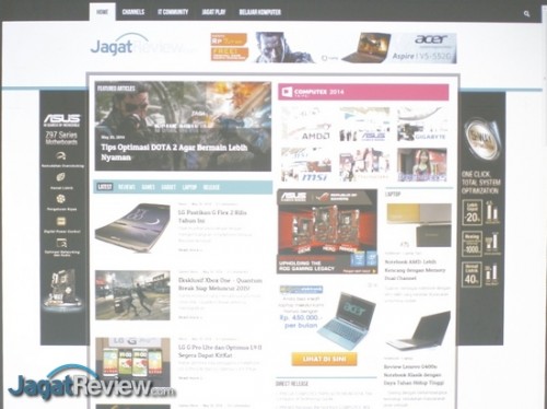 Viewsonic Pro8600 - Proj. PC Light On Web