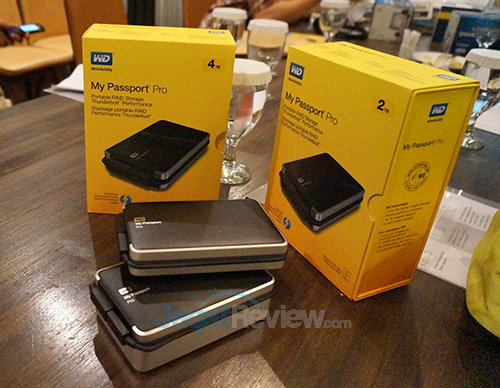 Western Digital Luncurkan My Passport Pro Thunderbolt RAID-0 2 WD My Passport Pro - 2 TB and 4 TB