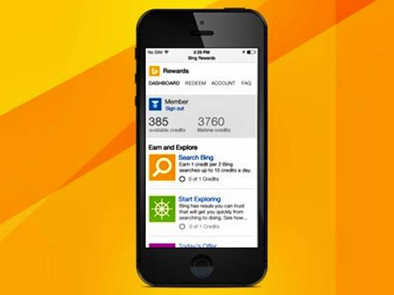 Bing Reward Akhirnya Akan Hadir di Windows Phone 5 bing