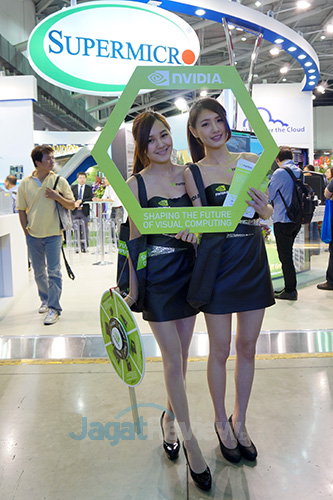 Booth Babes Computex 2014: PART 6 5 Booth Babes Computex 2014 - NVIDIA at Supermicro