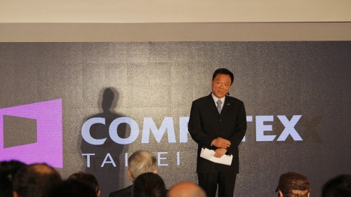 International Press Conference dan Preview Produk Terbaru di Computex 2014 3 Li Chang - Deputy Secretary General TCA (Taipei Computer Association) memberikan sambutan pembuka Computex 2014