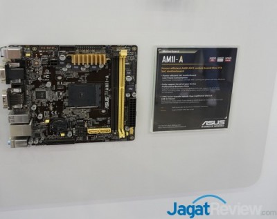 ASUS Motherboard Mini-ITX dan SOC Motherboard Terbaru Dipamerkan di Computex 2014 7 Motherboard AM1 ini dikhususkan bagi pengguna Kabini.