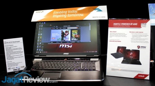 Computex 2014: Laptop Gaming Series Unjuk Kebolehan di Booth MSI 4 GX70 5CD Destroyer