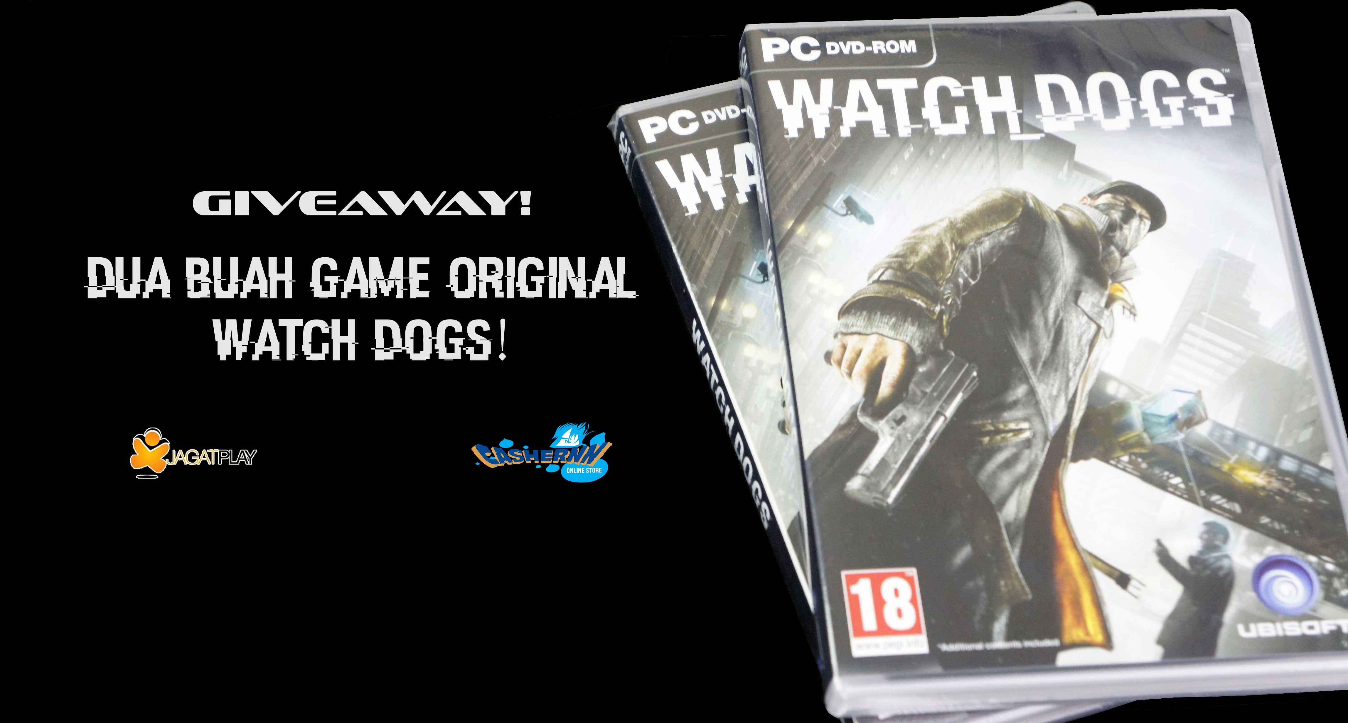 JagatPlay Giveaway: 2 Game Watch Dogs Original Gratis! 2 giveaway watch dogs jagatpl