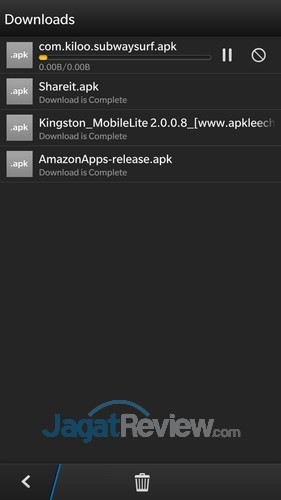 Tips Instal Aplikasi Android pada Blackberry 10 4 BB10 Download Manager